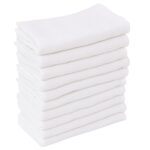 Clinotest Mullwindeln 10er Set – 80x80 cm Baumwolle, waschbar bis 95°C für Babys