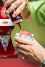 Courant CSM2081 Schneekegel-Maschine – Festliches Rot für schnelle Eiscreme-Genüsse – Bild 4
