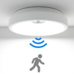 Peasur LED Deckenleuchte 18cm mit Bewegungsmelder – Batteriebetrieben für innen & aussen