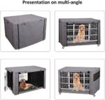 chengsan Hundebox-Abdeckung mit Reissverschluss – Wasser- & winddicht für Innen & Aussen – Bild 7