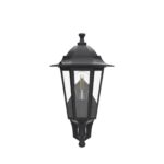 Ledvion Classic Vela Außenlampe mit Bewegungssensor – IP44 Wandleuchte E27 Schwarz – Bild 4