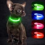 YFbrite LED-Hundehalsband Grün S aufladbar – 500m Sichtbarkeit für sichere Nachtspaziergänge – Bild 7