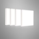 Ouyulong LED-Deckenleuchte 18W Neutralweiss – 1620 Lumen Quadratisch Ø23cm (4er-Set)