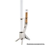 Metal Jack Feuerrohr Premium 129,5 cm – Pelletfackel aus Edelstahl & Borsilikatglas – Bild 4