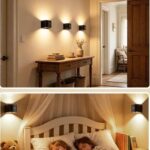 Ollny 2er-Set Akku Wandleuchte mit Bewegungsmelder – dimmbar, 3 Lichtfarben, Fernbedienung – Bild 12