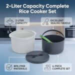 Cocoarm 2L Mikrowellen-Reiskocher-Set mit Sieb & Reislöffel – BPA-frei für Familien – Bild 5