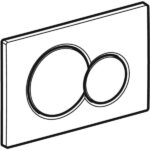 Geberit Sigma01 Betätigungsplatte – Kunststoff für 2-Mengen-Spülung – Bild 4