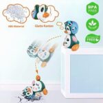 MOONTOY Pinguin Musikspielzeug ab 10 Monaten – Lernspielzeug mit Licht & Sound für Babys – Bild 6