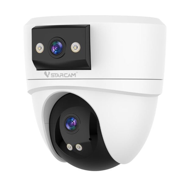VSTARCAM 6MP Doppelobjektiv Überwachungskamera – 360° PTZ mit KI-Tracking & Farbnachtsicht