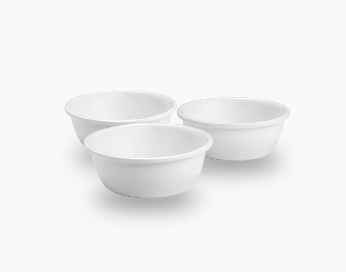 PiuPet 3er Set Katzennäpfe 250ml – Ergonomische Fressnäpfe aus Steinzeug für Katzen