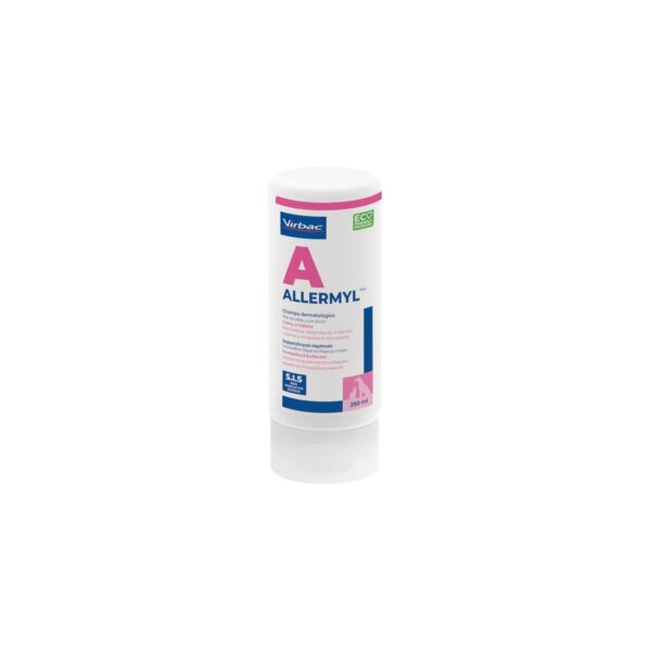 Allermyl Shampoo 250 ml – Dermatologisches Pflegeshampoo für empfindliche Haut von Hunden & Katzen