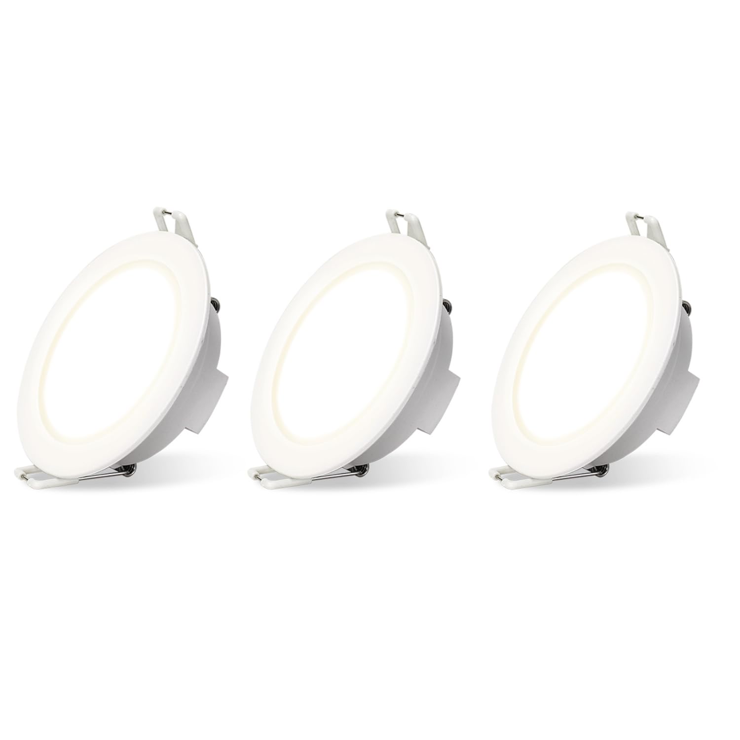 Aigostar LED Einbaustrahler 3er Set – IP65 Wasserdicht, 4.8W, Natürliches Licht 4000K