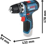 Bosch Professional GSR 12V-15 FC Akku-Bohrschrauber – FlexiClick System mit 2 Akkus & Zubehör – Bild 3