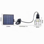 Lixada Solar Pendelleuchte E27 – IP65 Aussenleuchte mit automatischer Helligkeitsregelung – Bild 7