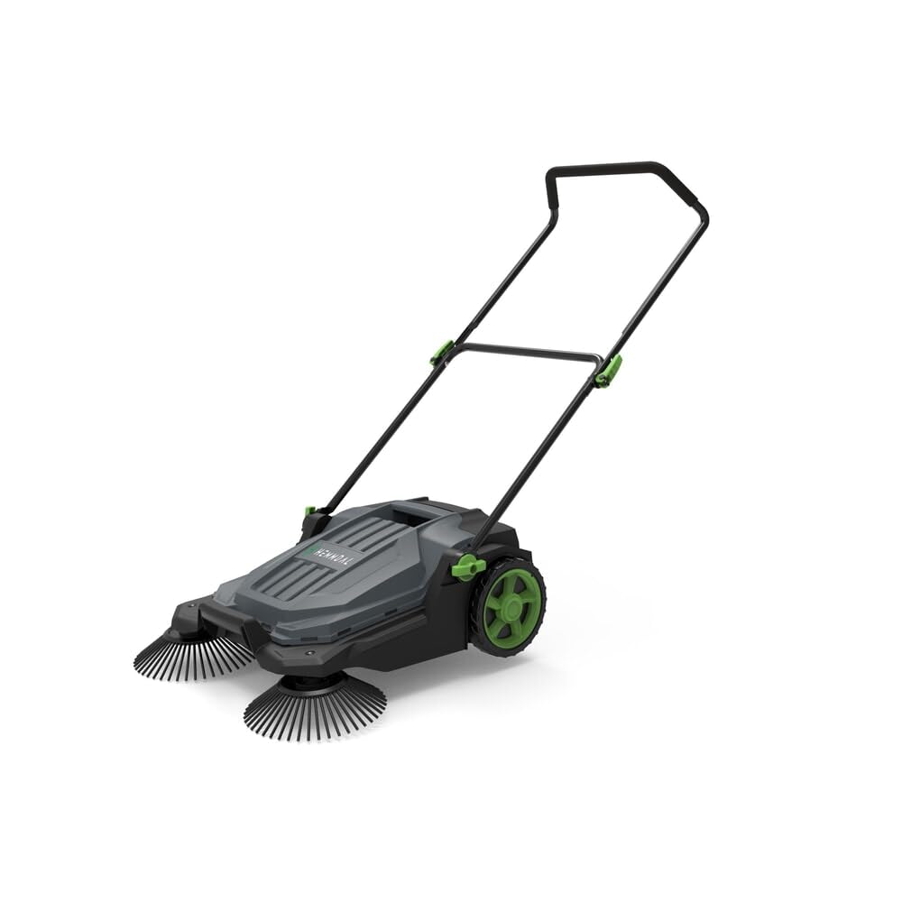 HEMMDAL Kehrmaschine manuell 65 cm – Handkehrgerät für Terrasse & Hof