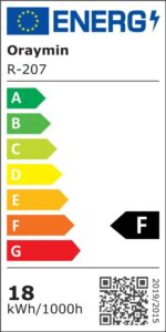Oraymin LED Feuchtraumleuchte 18W 1710lm IP65 – Energiesparend für Bad, Keller & Garage – Bild 11