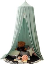 LINONI Baby Baldachin 240 cm Höhe – Chiffon Moskitonetz für sicheren Schlaf & Spielbereich