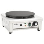 vidaXL Elektrischer Crêpe-Maker 40 cm mit ausziehbarem Tablett – 3000 W Profi-Gerät