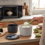 Cocoarm 2L Mikrowellen-Reiskocher-Set mit Sieb & Reislöffel – BPA-frei für Familien – Bild 2