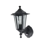 HOFTRONIC Huron LED-Wandleuchte mit Bewegungsmelder – IP44 Aussenleuchte E27 Schwarz – Bild 9