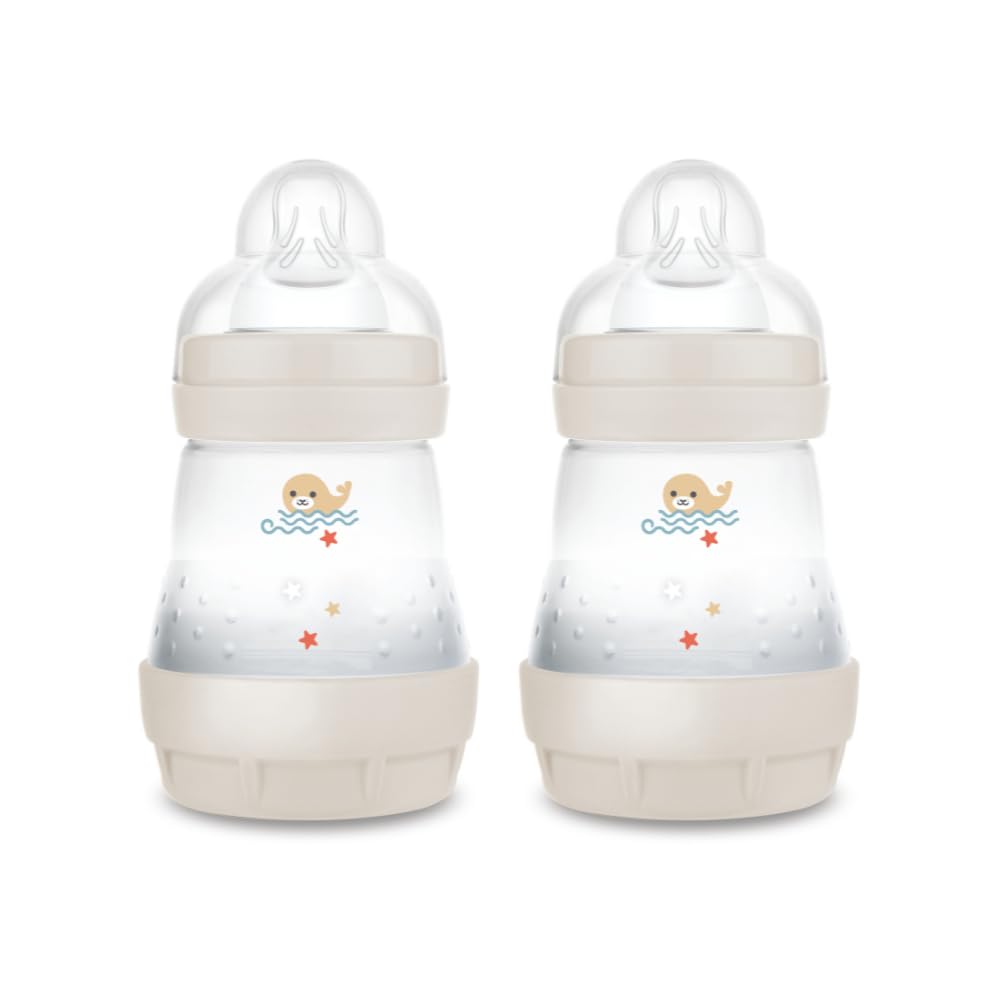MAM Easy Start 160 ml Babyflasche 2er-Set – Anti-Kolik-System für Neugeborene