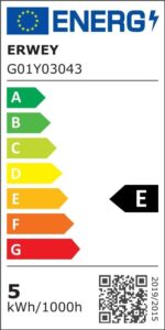 ERWEY LED-Spiegelleuchte 30cm 5W IP44 – Badbeleuchtung mit Klammer & Schraube – Bild 8