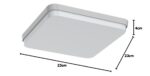 SUNZOS LED Deckenleuchte 36W – 4250 Lumen Neutralweiss für Wohnzimmer & Schlafzimmer – Bild 9