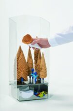 Stöckel Eistütensilo mit 9 Hörnchenhaltern – Professionelle Eiswaffel-Präsentation – Bild 2