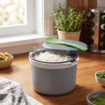Cocoarm 2L Mikrowellen-Reiskocher-Set mit Sieb & Reislöffel – BPA-frei für Familien – Bild 3