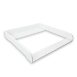 Puckdaddy Wickelaufsatz Moritz für IKEA Malm – Wickeltisch 77×76 cm, Weiß