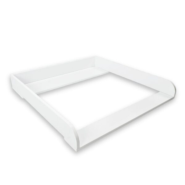 Puckdaddy Wickelaufsatz Moritz für IKEA Malm – Wickeltisch 77×76 cm, Weiß
