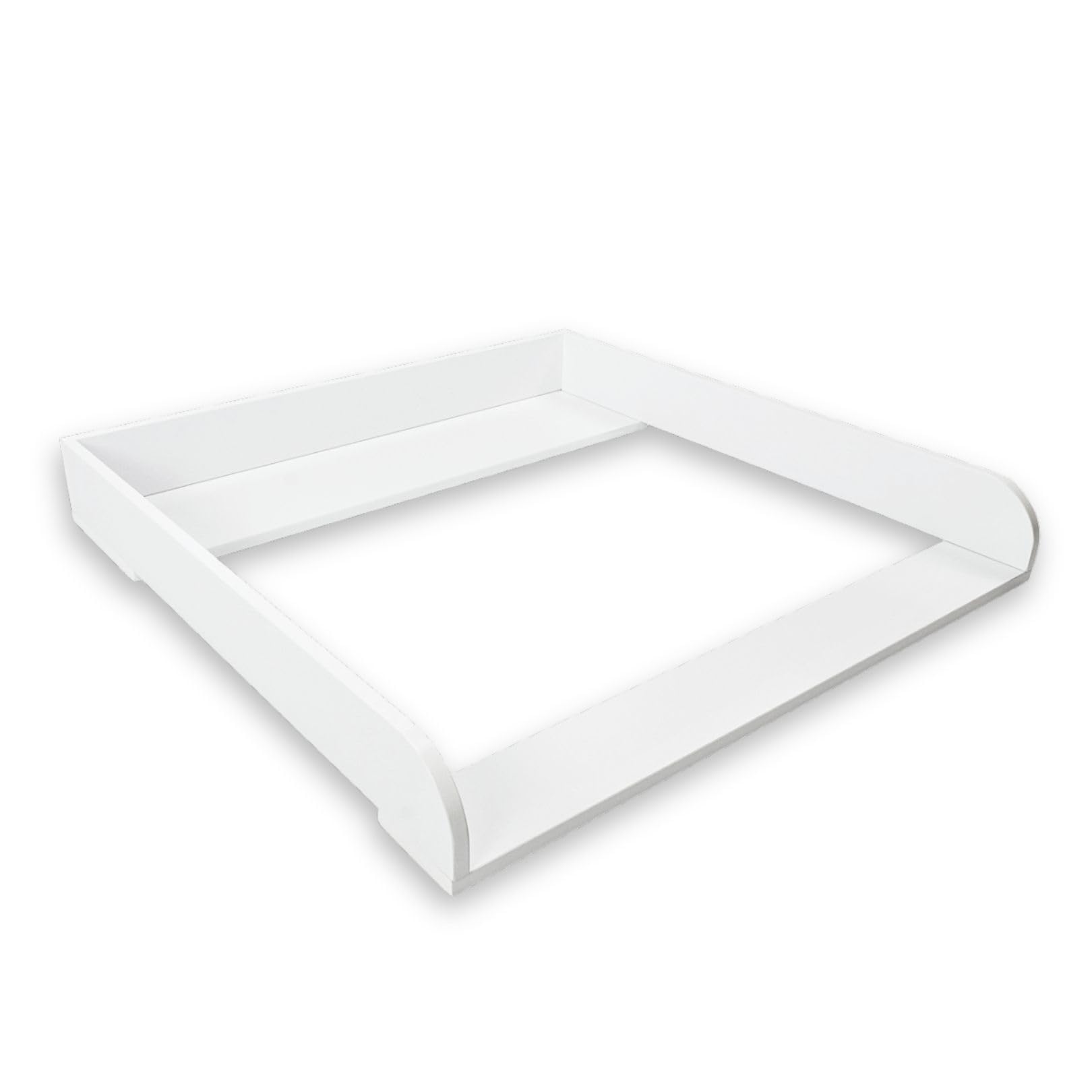 Puckdaddy Wickelaufsatz Moritz für IKEA Malm – Wickeltisch 77×76 cm, Weiß