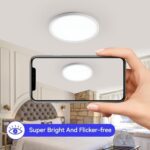 ocioc 2er Set LED-Deckenleuchte 20W 5000K Ø25cm – 2000 Lumen für Küche & Wohnraum – Bild 4