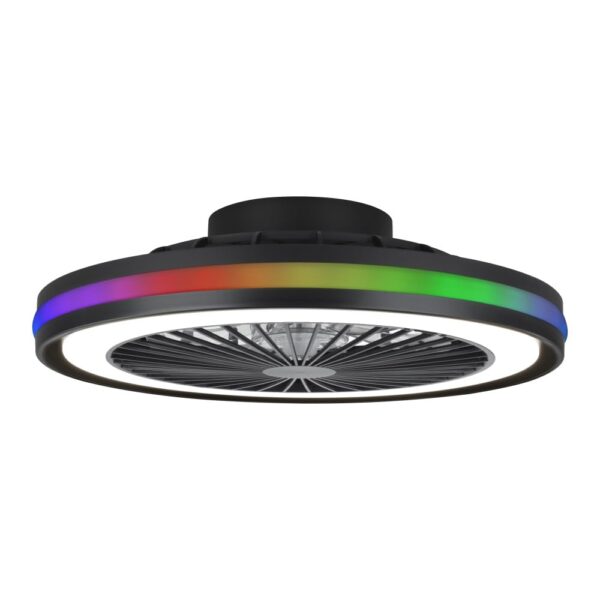 MeLiTec Deckenleuchte mit Ventilator DV06 – RGB-dimmbar, Timer & Fernbedienung