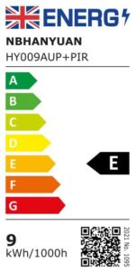 NBHANYUAN 9W LED Aussenwandleuchte mit Bewegungsmelder – IP54 Edelstahl für Hauseingänge & Terrassen – Bild 12