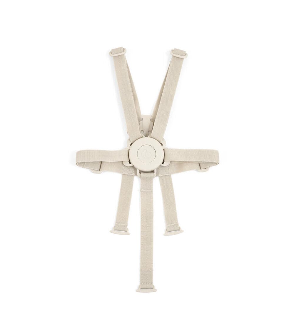 Stokke Haltegurt Beige – 5-Punkt-Sicherheitsgurt für Tripp Trapp Baby Set² (6–36 Monate)