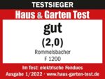 Rommelsbacher Elektro Fondue Set F 1200 – Edelstahl Fonduetopf mit 3 Programmen für Käse & Öl – Bild 9