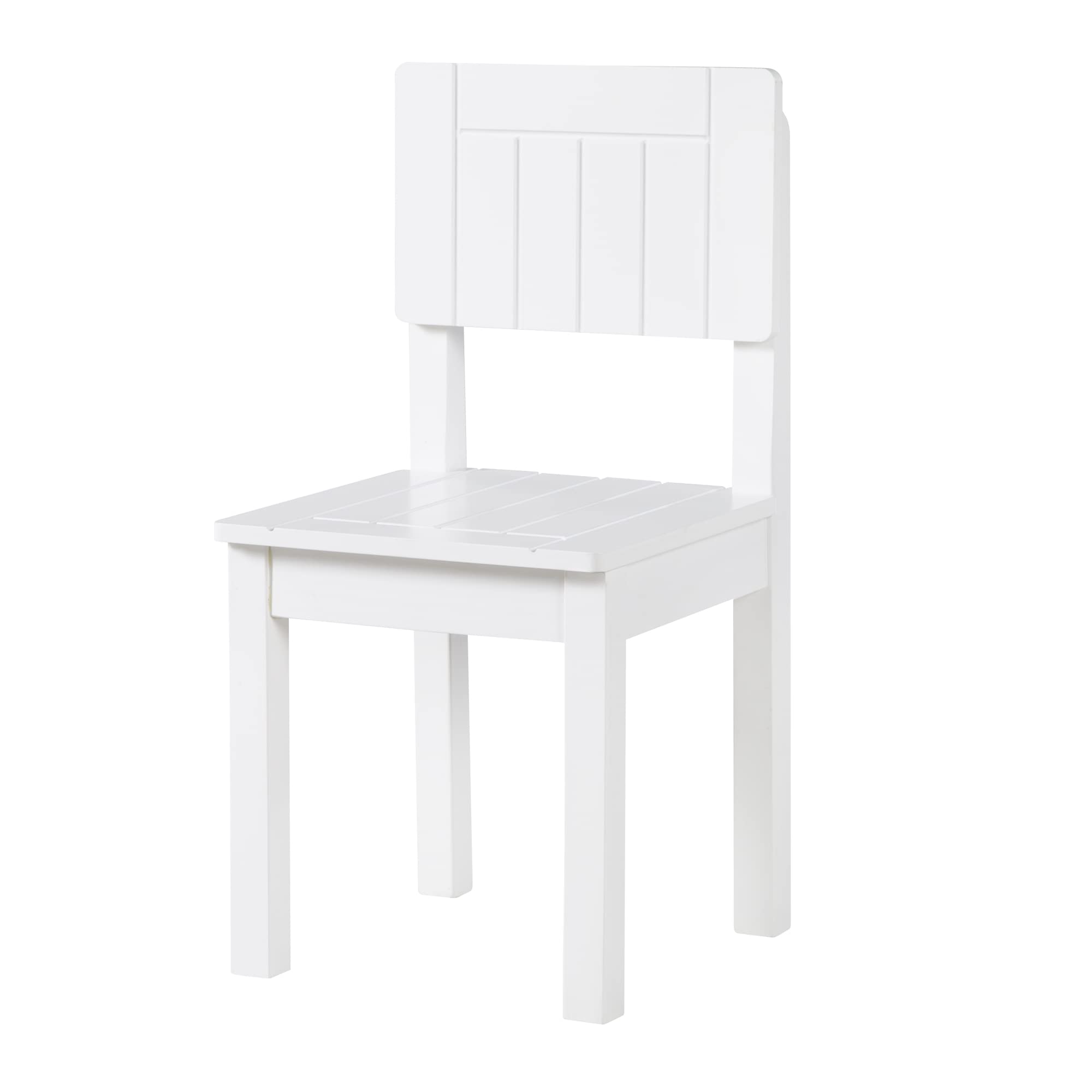 roba Kinderstuhl mit Lehne – Cremeweiß lackiert, 59x29x29 cm für Kinder 2-10 Jahre