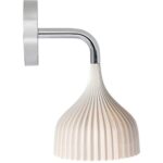 Kartell È Wandleuchte – Minimalistisches Design mit verchromtem Arm, Weiß – Bild 3