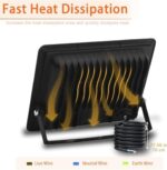 Jefedana 500W LED Aussenstrahler 50000LM 6000K IP66 – Profi-Flutlicht für Industrie & Gewerbe – Bild 5