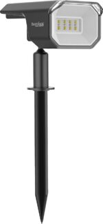 Luminea Home Control 2er-Set smarte Solar-Gartenstrahler RGB-CCT – App-gesteuert mit 16 Mio. Farben – Bild 5