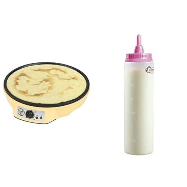 Bestron Crêpes Maker mit Teigportionierer 700 ml – Professionelle Crêpes & Pfannkuchen