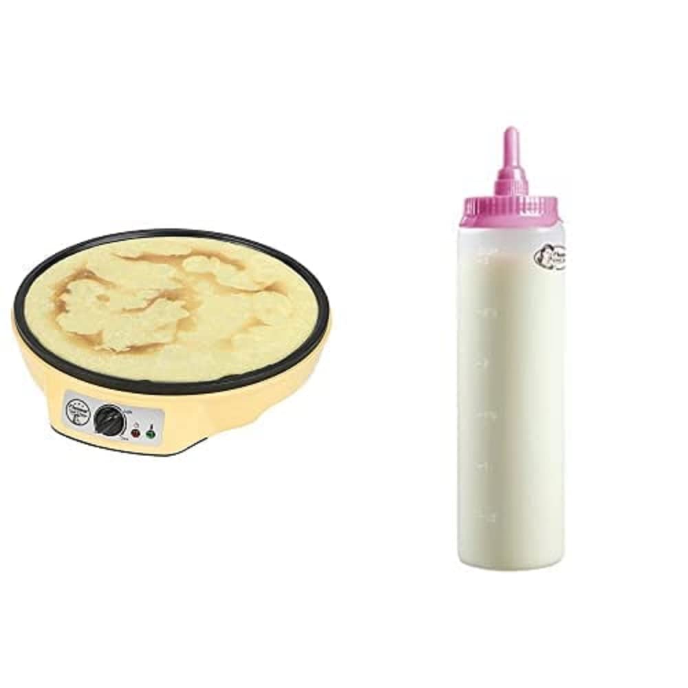 Bestron Crêpes Maker mit Teigportionierer 700 ml – Professionelle Crêpes & Pfannkuchen