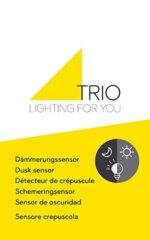 Trio Leuchten Sambesi Aussenleuchte 204160142 – Anthrazit Aluminiumguss mit Dämmerungssensor – Bild 6