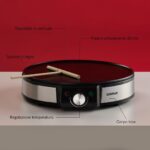 G3 Ferrari Profi-Crêpes-Maker 30 cm – 1200 W Edelstahlplatte mit Temperaturregler – Bild 2