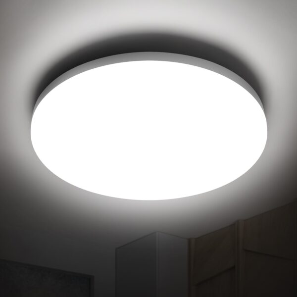 genatu LED Deckenleuchte IP65 22W 3080lm 4000K – Wasserfest für Bad & Küche