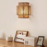 LOGT Boho Wandleuchte mit Hanfseil – Handgewebte Vintage Wandlampe E27 für Wohnzimmer – Bild 4