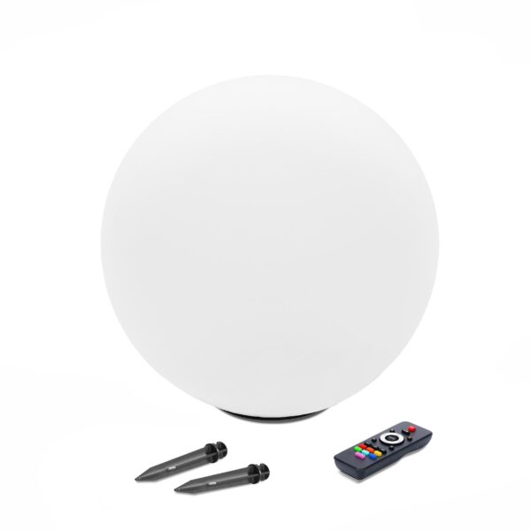 Esotec Solar Leuchtkugel Liana 40cm – 10 Lichtfarben mit Fernbedienung & Timer