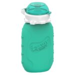 Squeasy Snacker Aqua 160 ml – Wiederverwendbarer Silikon-Quetschbeutel, BPA-frei