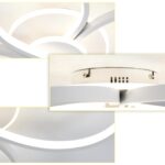 Amdelne LED Deckenleuchte Blüten-Design 42W 5300lm – Dimmbar mit Fernbedienung – Bild 7